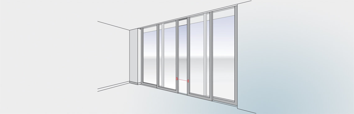 LBDoor - To protect the primary closing edge on sliding doors